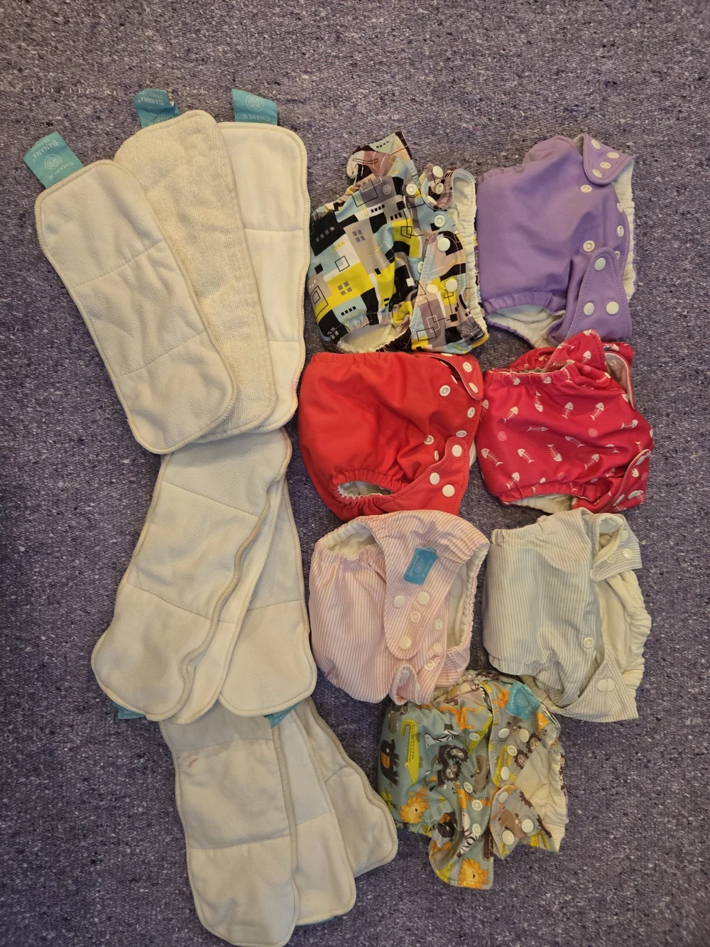 Charlie Banana Resuable Cloth Diaper Covers With Inserts